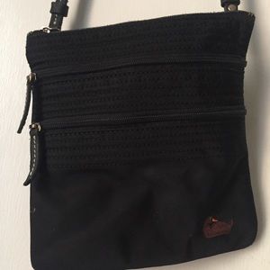 Dooney & Burke cross-body bag, triple zip